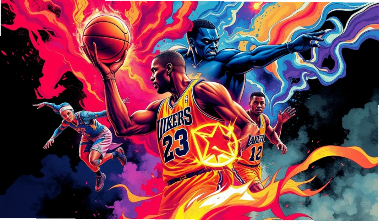 NBA库里改变篮球 示意图